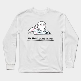 Paper Airplane Long Sleeve T-Shirt